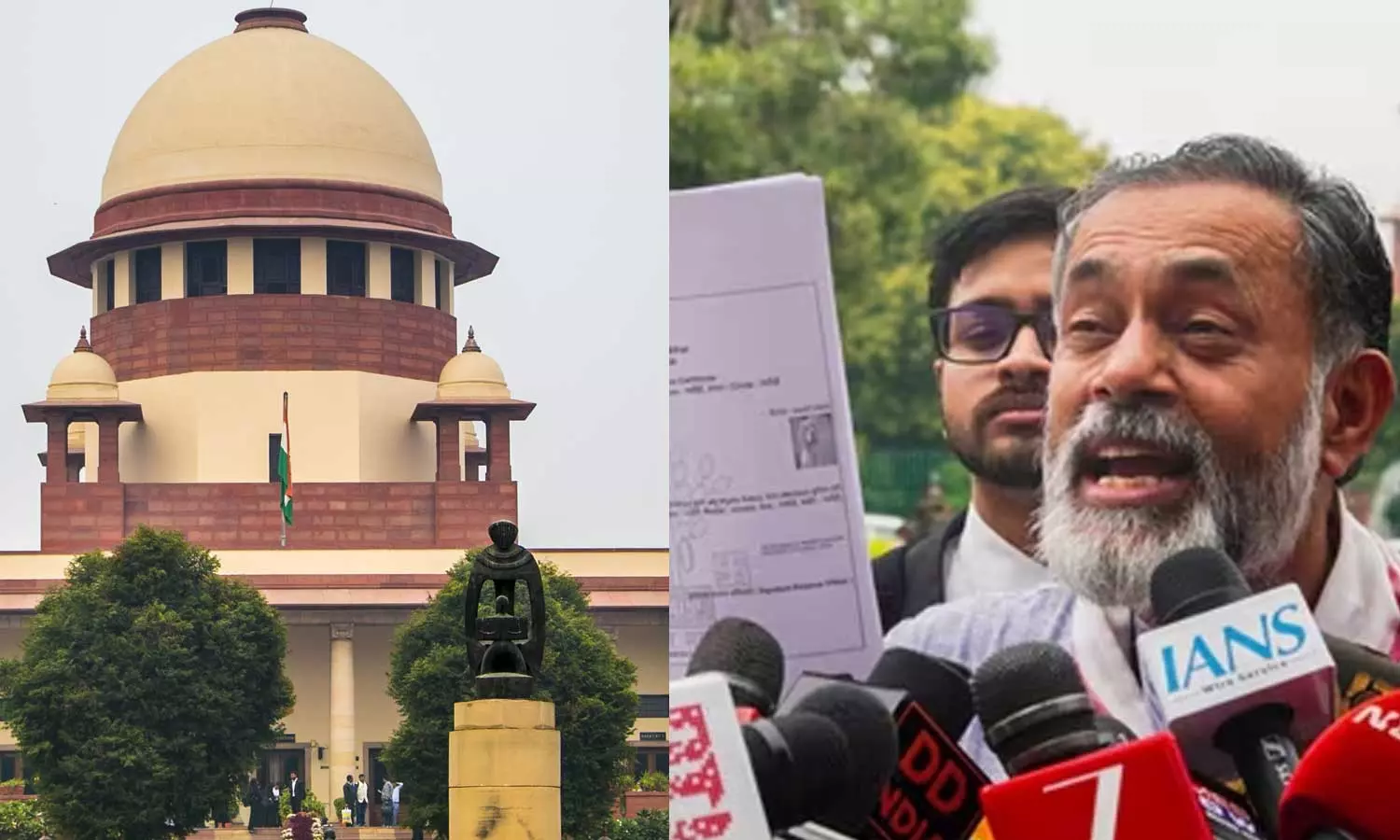 മരിച്ചെന്ന് പറഞ്ഞ് കരട് വോട്ടര്‍ പട്ടികയില്‍ നിന്ന് ഒഴിവാക്കി; എസ് ഐ ആര്‍ വാദത്തിനിടെ സ്ത്രീയെ സുപ്രീംകോടതിയില്‍ ഹാജരാക്കി യോഗേന്ദ്ര യാദവ്