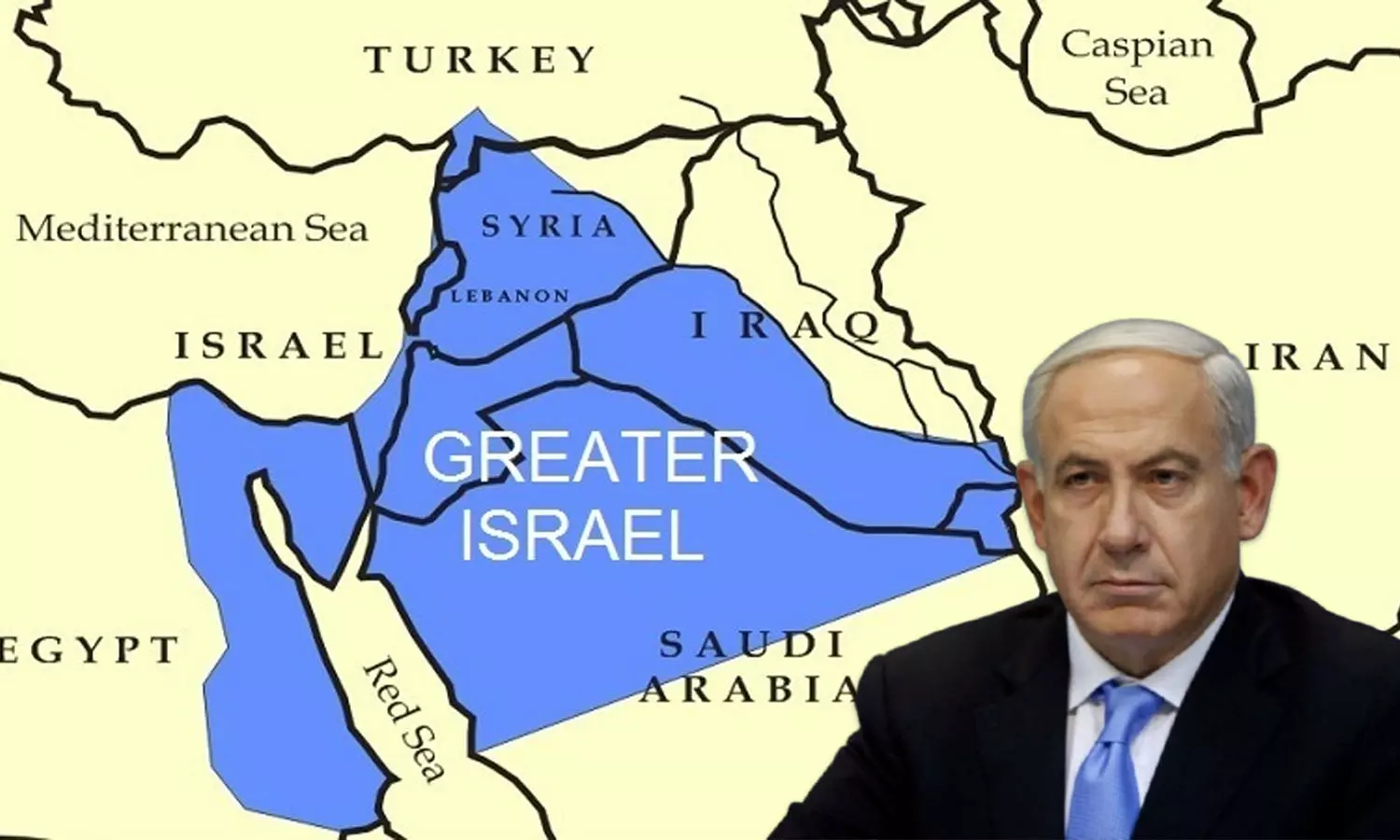 സൗദിയും ഇറാഖും ജോർദാനും ഉൾപ്പെടെയുള്ള ഗ്രേറ്റർ ഇസ്രയേലിനെ കുറിച്ച് നെതന്യാഹു; രോഷം പ്രകടിപ്പിച്ച് അറബ് രാജ്യങ്ങൾ