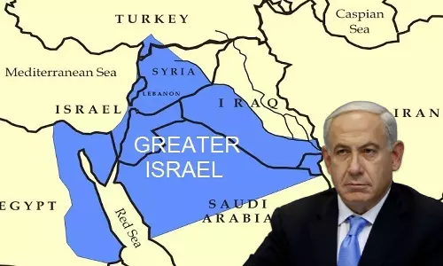 സൗദിയും ഇറാഖും ജോർദാനും ഉൾപ്പെടെയുള്ള ഗ്രേറ്റർ ഇസ്രയേലിനെ കുറിച്ച് നെതന്യാഹു; രോഷം പ്രകടിപ്പിച്ച് അറബ് രാജ്യങ്ങൾ