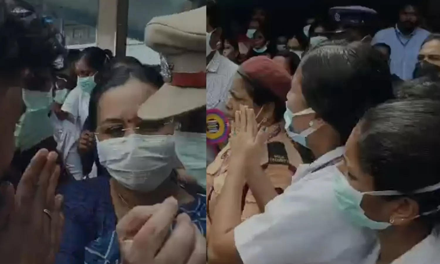 സംഘർഷ സാധ്യതയുണ്ടാക്കി; ശമ്പളം ലഭിച്ചില്ലെന്ന് മന്ത്രിയോട് പരാതിപ്പെട്ട മഞ്ചേരി മെഡിക്കൽ കോളജിലെ താൽക്കാലിക ജീവനക്കാർക്കെതിരെ കേസ് സംഘർഷ സാധ്യതയുണ്ടാക്കി; ശമ്പളം ലഭിച്ചില്ലെന്ന് മന്ത്രിയോട് പരാതിപ്പെട്ട മഞ്ചേരി മെഡിക്കൽ കോളജിലെ താൽക്കാലിക ജീവനക്കാർക്കെതിരെ കേസ്