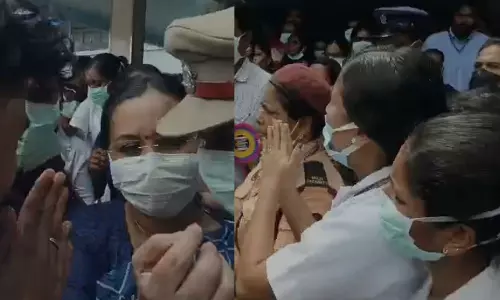 സംഘർഷ സാധ്യതയുണ്ടാക്കി; ശമ്പളം ലഭിച്ചില്ലെന്ന് മന്ത്രിയോട് പരാതിപ്പെട്ട മഞ്ചേരി മെഡിക്കൽ കോളജിലെ താൽക്കാലിക ജീവനക്കാർക്കെതിരെ കേസ്