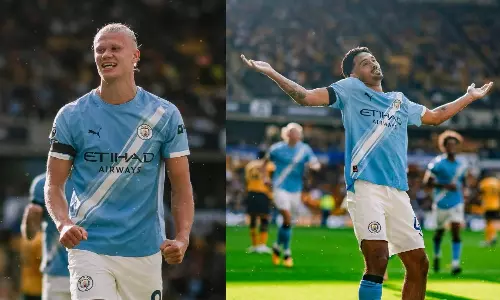 വോൾവ്‌സിനെ ഗോൾ മഴയിൽ മുക്കി സിറ്റി ; ഗോളടിച്ചും അടിപ്പിച്ചും പുതു താരങ്ങൾ