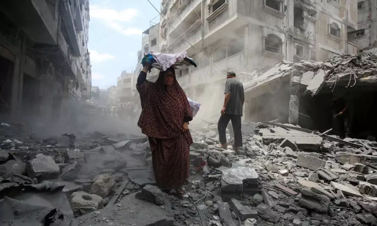 തെക്കൻ ഗസ്സയിൽ നിന്ന് ഫലസ്തീനികളെ കുടിയൊഴിപ്പിക്കാൻ ഇസ്രായേൽ