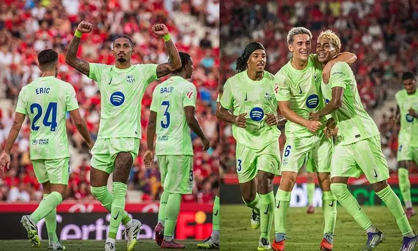 ബാഴ്സ തുടങ്ങി; മയോർക്കയെ തകർത്തത് എതിരില്ലാത്ത മൂന്ന് ഗോളുകൾക്ക് ബാഴ്സ തുടങ്ങി; മയോർക്കയെ തകർത്തത് എതിരില്ലാത്ത മൂന്ന് ഗോളുകൾക്ക്