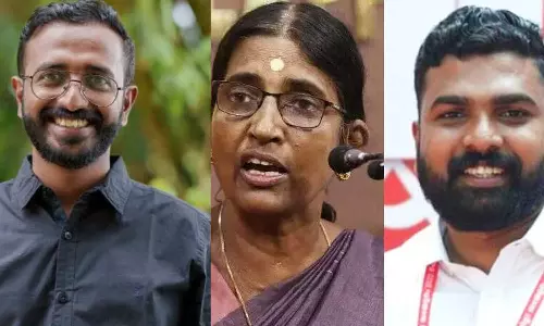 സഞ്ജീവ് ഞഞ്ഞാ പിഞ്ഞാ വർത്തമാനം നിർത്തുക, അല്ലെങ്കിൽ വായിൽ വിഷം നുരയ്ക്കുന്ന ശശികല ടീച്ചറിന്റെ പിൻതലമുറക്കാരനായി കാലം മുദ്ര കുത്തും; കെഎസ്യു സഞ്ജീവ് ഞഞ്ഞാ പിഞ്ഞാ വർത്തമാനം നിർത്തുക, അല്ലെങ്കിൽ വായിൽ വിഷം നുരയ്ക്കുന്ന ശശികല ടീച്ചറിന്റെ പിൻതലമുറക്കാരനായി കാലം മുദ്ര കുത്തും; കെഎസ്യു