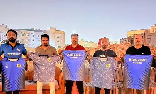 Dammam Runners Koottayma organized jersey launch Dammam Runners Koottayma organized jersey launch