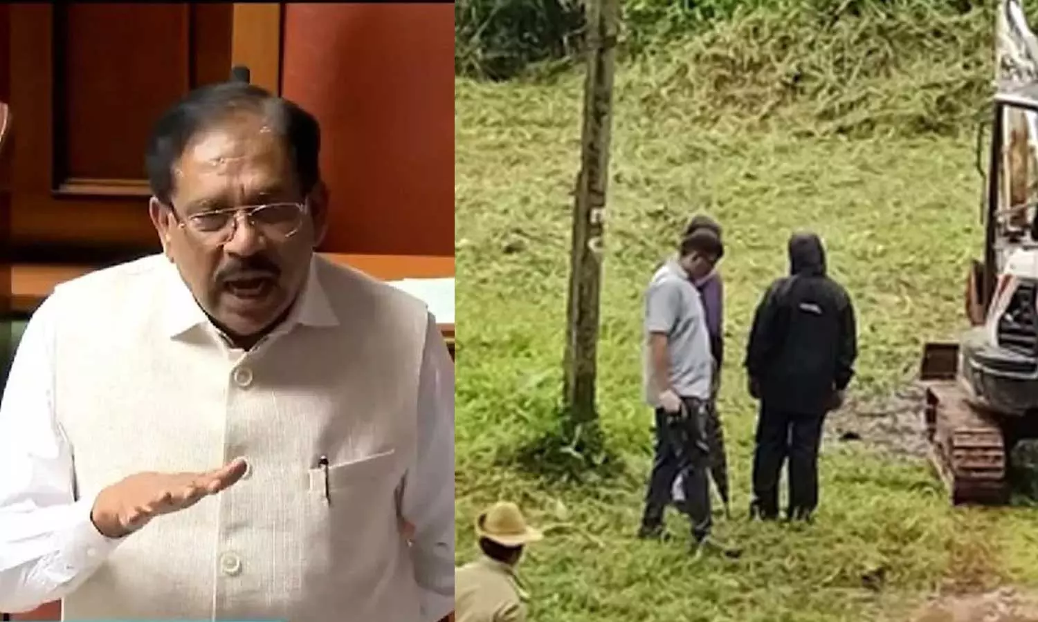 ധർമ്മസ്ഥല: കുഴിച്ചെടുത്ത അസ്ഥികളുടെ രാസ പരിശോധന റിപ്പോർട്ട് വരുംവരെ ഖനനം നിറുത്തിയെന്ന് കർണാടക ആഭ്യന്തര മന്ത്രി ധർമ്മസ്ഥല: കുഴിച്ചെടുത്ത അസ്ഥികളുടെ രാസ പരിശോധന റിപ്പോർട്ട് വരുംവരെ ഖനനം നിറുത്തിയെന്ന് കർണാടക ആഭ്യന്തര മന്ത്രി