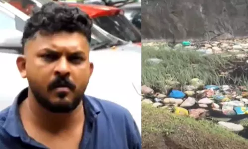 മലപ്പുറം പുളിക്കൽ പഞ്ചായത്ത് പരിധിയിൽ ടൺ കണക്കിന് ആശുപത്രി മാലിന്യം തള്ളി; യുവാവ് അറസ്റ്റിൽ