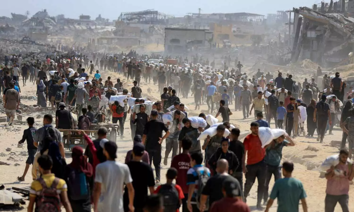 ഗസ്സയില്‍ അഞ്ച് ലക്ഷത്തിലേറെ പേര്‍ കൊടും പട്ടിണിയിലെന്ന് യുഎന്‍ റിപ്പോര്‍ട്ട്