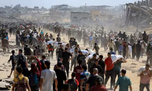 ഗസ്സയില്‍ അഞ്ച് ലക്ഷത്തിലേറെ പേര്‍ കൊടും പട്ടിണിയിലെന്ന് യുഎന്‍ റിപ്പോര്‍ട്ട്