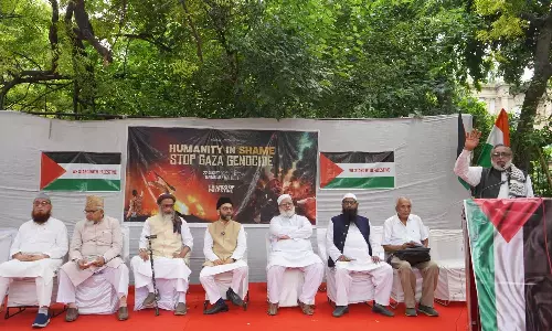 ഗസ്സക്ക് ഐക്യദാർഢ്യം പ്രഖ്യാപിച്ച് ഡൽഹിയിൽ സംഗമം