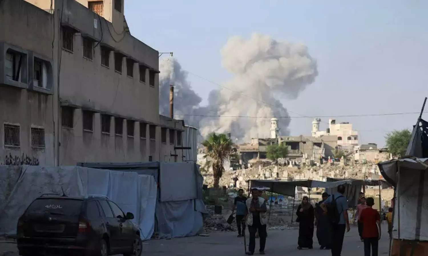 ഗസ്സ സിറ്റി പിടിക്കാൻ സർവസന്നാഹങ്ങളുമായി ഇസ്രായേൽ; സബ്‌റ പ്രദേശത്തേക്ക് സൈനിക വാഹനങ്ങളെത്തി