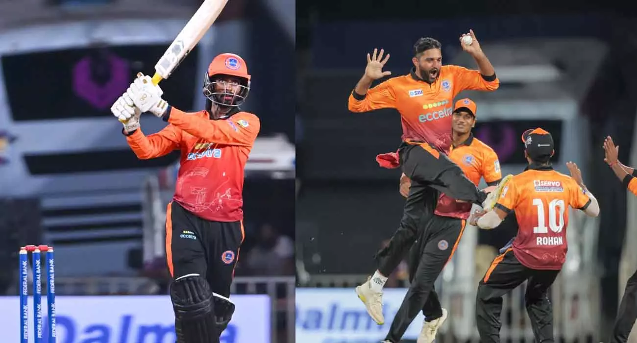 Calicut Globestars register second win in KCL; beat Alleppey Ripples by 44 runs