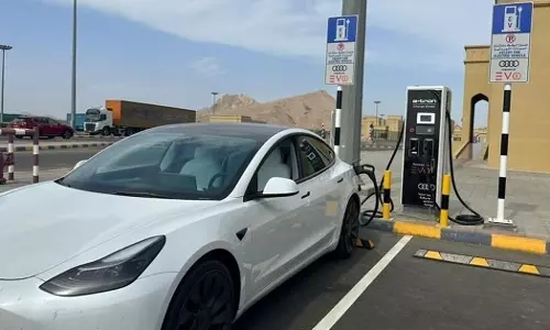 Shahin unified app for EV charging in Oman