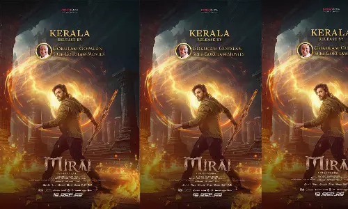 തേജ സജ്ജ- കാർത്തിക് ഘട്ടമനേനി പാൻ ഇന്ത്യൻ ചിത്രം മിറൈ കേരളത്തിൽ എത്തിക്കുന്നത് ശ്രീ ഗോകുലം മൂവീസ്; ചിത്രം സെപ്റ്റംബർ 12 റിലീസ്