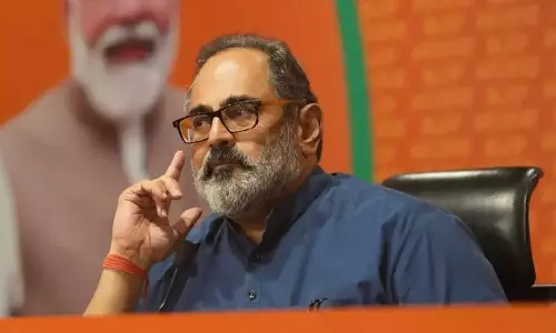 ആഗോള അയ്യപ്പ സംഗമം രാഷ്ട്രീയ നാടകം, മുഖ്യമന്ത്രി വിശ്വാസിയല്ല, വിശ്വാസിയല്ലാത്തവർ എന്തിന് പരിപാടി നടത്തുന്നു?; രാജീവ് ചന്ദ്രശേഖർ ആഗോള അയ്യപ്പ സംഗമം രാഷ്ട്രീയ നാടകം, മുഖ്യമന്ത്രി വിശ്വാസിയല്ല, വിശ്വാസിയല്ലാത്തവർ എന്തിന് പരിപാടി നടത്തുന്നു?; രാജീവ് ചന്ദ്രശേഖർ