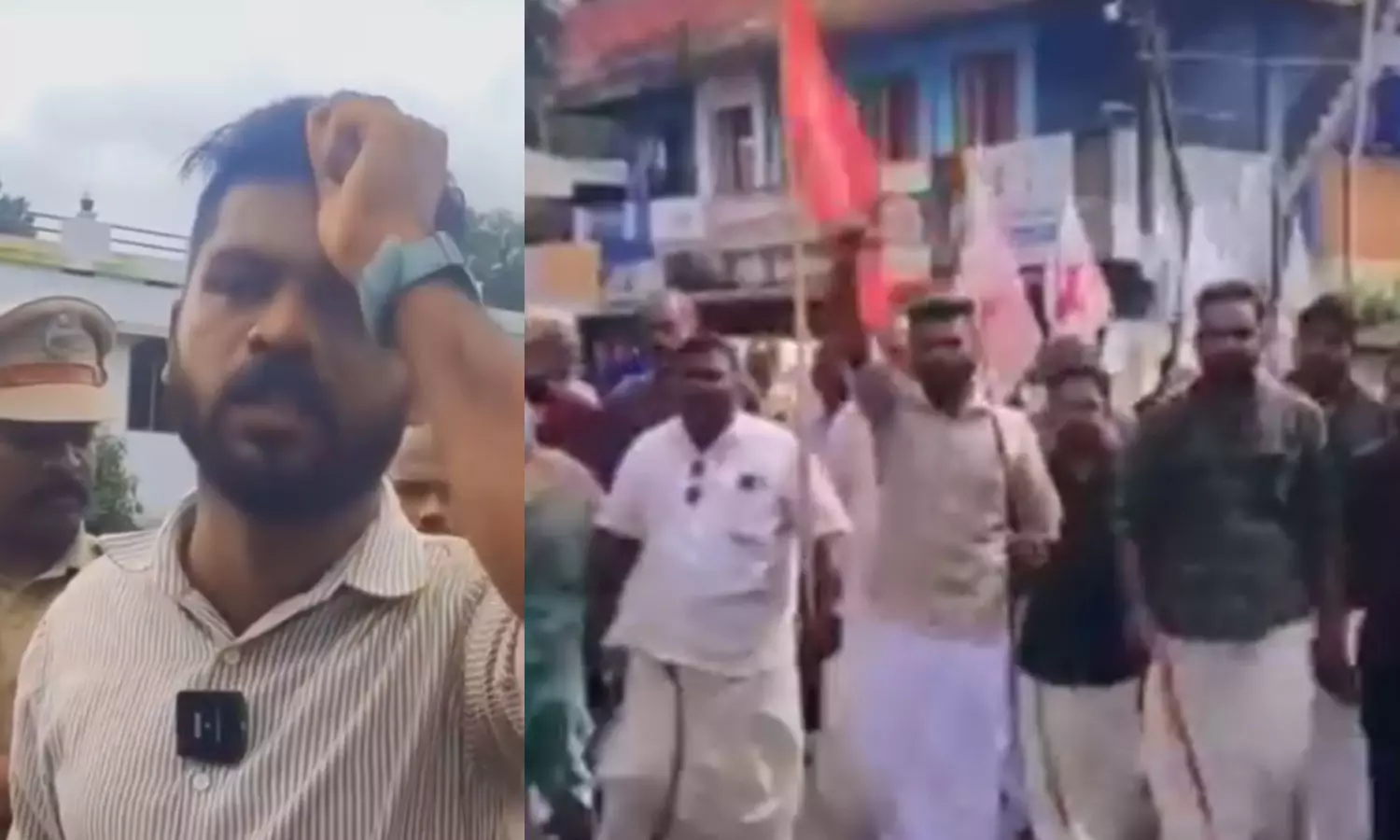 ഓണാഘോഷ മെസ്സേജ് വിവാദം: വര്‍ഗീയ വിഷം ചീറ്റുന്ന മാനേജ്‌മെന്റായി ഈ മാനേജ്‌മെന്റ് മാറുകയാണ്; തൃശൂര്‍ സിറാജുൽ ഉലൂം സ്കൂളിലേക്ക് പ്രതിഷേധവുമായി സിപിഎമ്മും ഡിവൈഎഫ്ഐയും