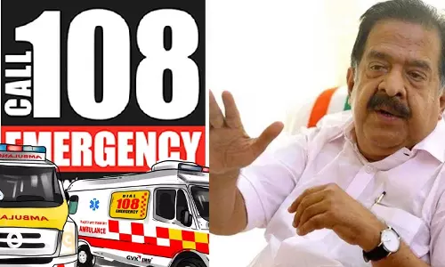 108 ആംബുലന്‍സ് പദ്ധതിയില്‍ 250 കോടിയുടെ കമ്മിഷന്‍ തട്ടിപ്പ്; രേഖകൾ പുറത്തുവിട്ട് ചെന്നിത്തല