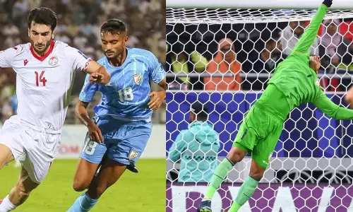 Gurpreet becomes savior; India wins 2-1 in CAF Nations Cup Gurpreet becomes savior; India wins 2-1 in CAF Nations Cup