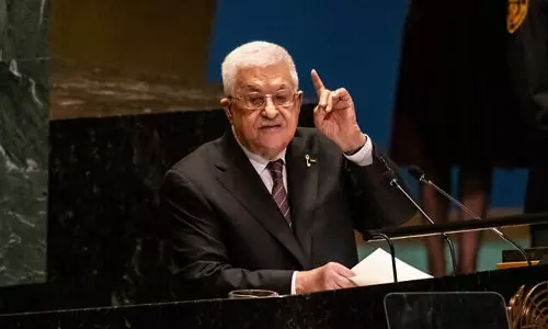 യുഎൻ പൊതുസഭയിൽ ഫലസ്തീൻ നേതാക്കൾ സംസാരിക്കുന്നത് വിലക്കാനുള്ള ആസൂത്രിത ഗൂഢാലോചന; മഹ്മൂദ് അബ്ബാസ് അടക്കമുള്ള ഫലസ്തീൻ നേതാക്കൾക്ക് വിസ നിഷേധിച്ചതിൽ പ്രതിഷേധം