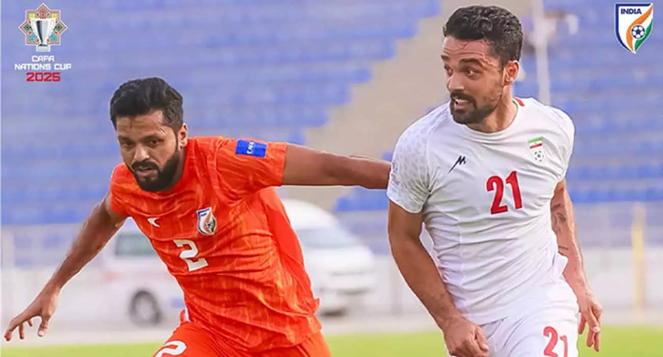 CAF Nations Cup; India loses to Iran, 3-0 CAF Nations Cup; India loses to Iran, 3-0