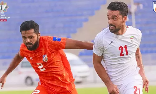 CAF Nations Cup; India loses to Iran, 3-0 CAF Nations Cup; India loses to Iran, 3-0