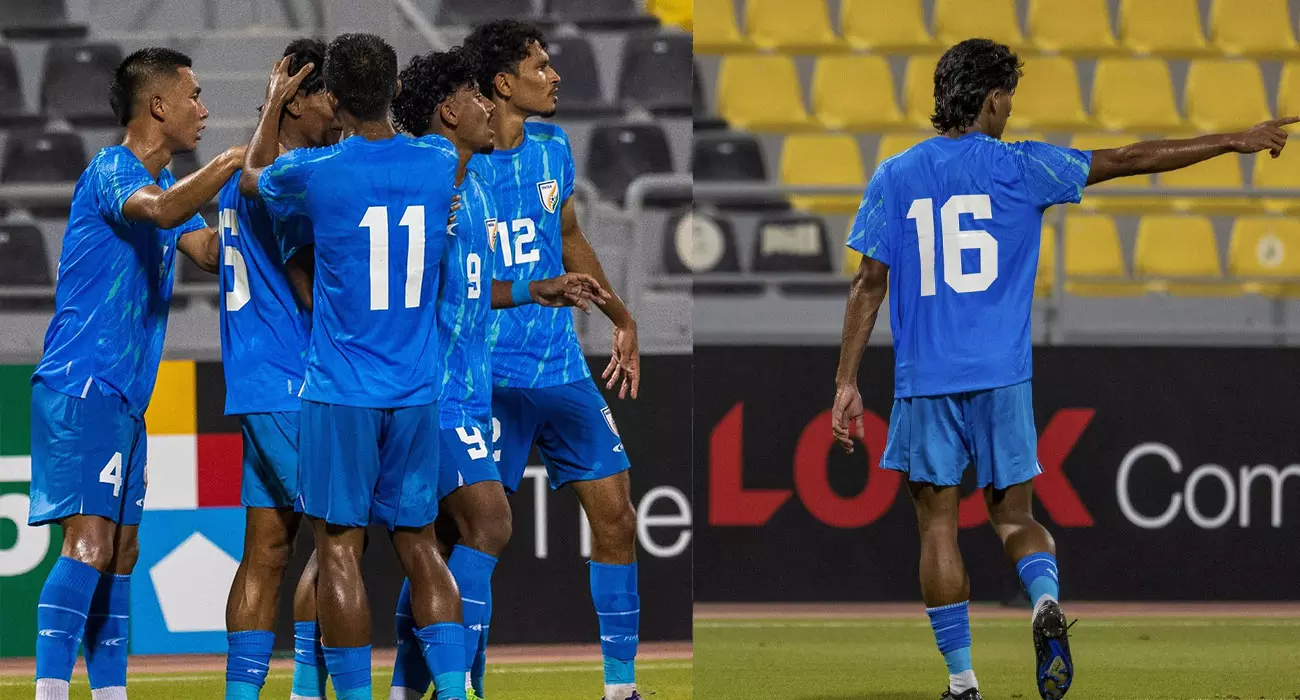 ഇന്ത്യക്ക് വിജയ തുടക്കം; മലയാളി താരം മുഹമ്മദ് സുഹൈൽ ഗോൾ നേടി