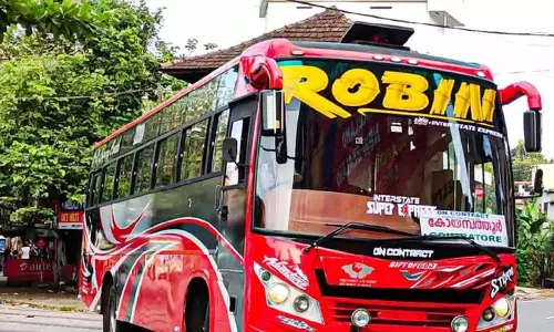 റോബിന് വീണ്ടും പൂട്ട്; ബസ് തമിഴ്‌നാട് ആര്‍ടിഒ കസ്റ്റഡിയിലെടുത്തു