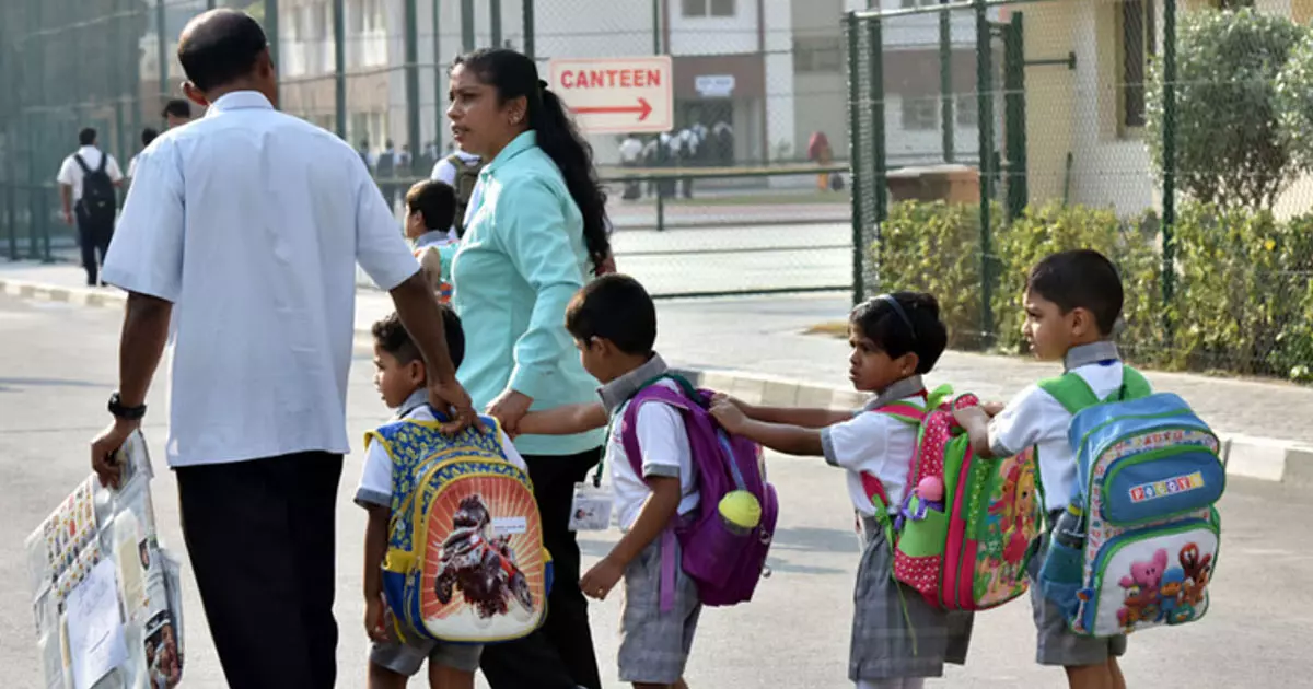 Abu Dhabi bans students under 15 from coming to and going from school alone Abu Dhabi bans students under 15 from coming to and going from school alone