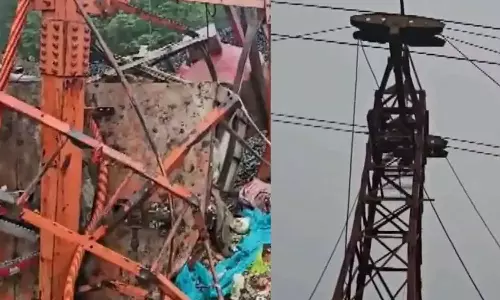 ഗുജറാത്തിൽ റോപ്പ് വെ തകർന്ന് ആറ് മരണം