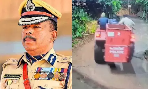 എം.ആർ അജിത് കുമാറിന്റെ വിവാദ ട്രാക്ടർ യാത്ര;വിവരം റിപ്പോർട്ട് ചെയ്ത പൊലീസ് ഉദ്യോഗസ്ഥന് സ്ഥലം മാറ്റം