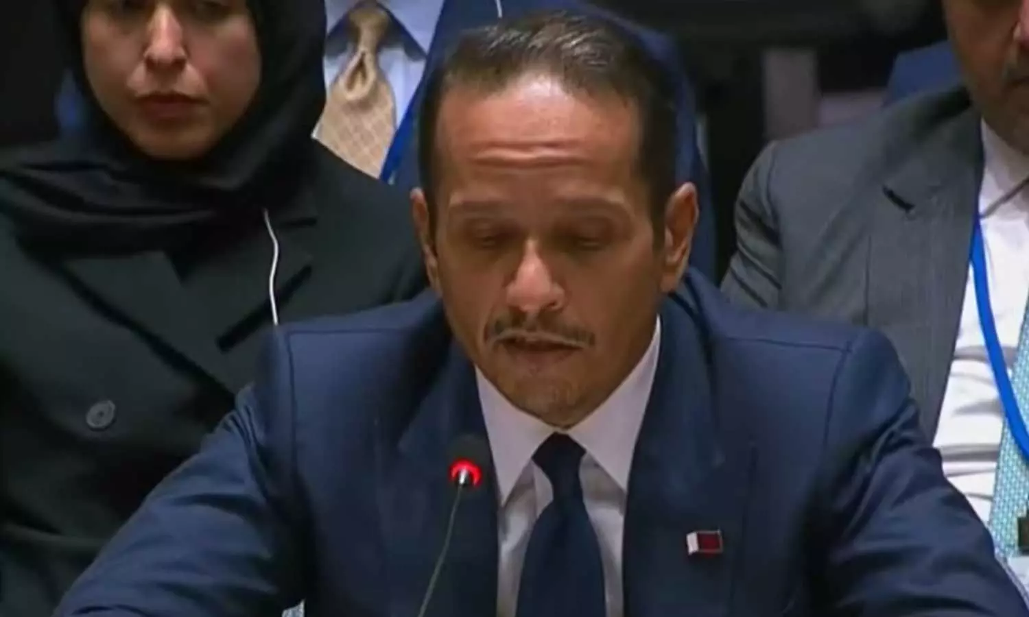 നെതന്യാഹു ആക്രമണത്തിന് ദുർവ്യാഖ്യാനം കൊടുത്ത് ന്യായീകരിക്കുന്നു; യുഎൻ രക്ഷാസമിതിയിൽ ഇസ്രായേലിനെ കടന്നാക്രമിച്ച് ഖത്തർ പ്രധാനമന്ത്രി