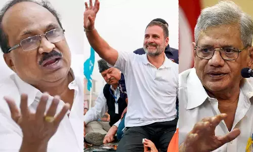 രാഹുൽ ഗാന്ധിയുടെ വയനാട് സ്ഥാനാർഥിത്വം സീതാറാം യെച്ചൂരി എതിർത്തു, അതൃപ്തി കോൺഗ്രസിനെ അറിയിച്ചിരുന്നു; കെ.വി തോമസ് രാഹുൽ ഗാന്ധിയുടെ വയനാട് സ്ഥാനാർഥിത്വം സീതാറാം യെച്ചൂരി എതിർത്തു, അതൃപ്തി കോൺഗ്രസിനെ അറിയിച്ചിരുന്നു; കെ.വി തോമസ്