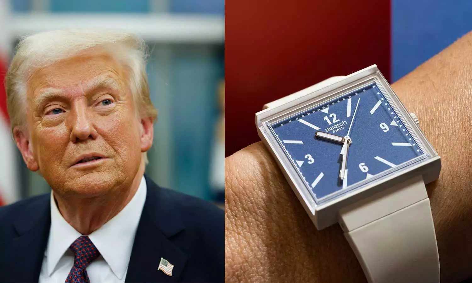ട്രംപിന്റെ തീരുവയെ പരിഹസിച്ച് പ്രമുഖ വാച്ച് കമ്പനി; മൂന്നിന്റെയും ഒൻപതിന്റെയും സ്ഥാനം മാറ്റി ട്രംപിന്റെ തീരുവയെ പരിഹസിച്ച് പ്രമുഖ വാച്ച് കമ്പനി; മൂന്നിന്റെയും ഒൻപതിന്റെയും സ്ഥാനം മാറ്റി