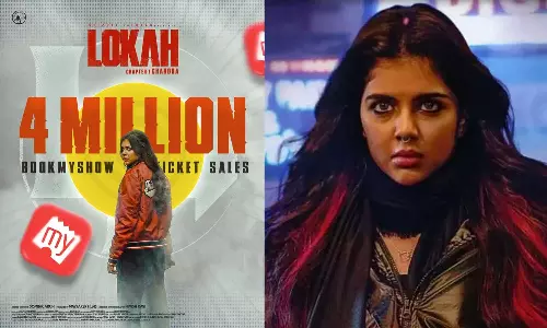 ബുക്ക് മൈ ഷോ വിപ്ലവം; ടിക്കറ്റ് വിൽപ്പനയിൽ 40 ലക്ഷം കടന്ന് ലോക - ചാപ്റ്റർ വൺ: ചന്ദ്ര