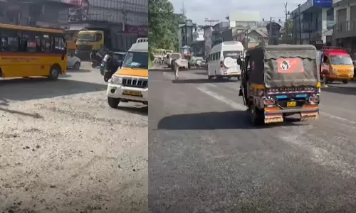 മൂവാറ്റുപുഴയിൽ ടാറിങ് കഴിഞ്ഞ റോഡ് തുറന്നു നൽകി; ട്രാഫിക് എസ്ഐക്ക് സസ്പെൻഷൻ