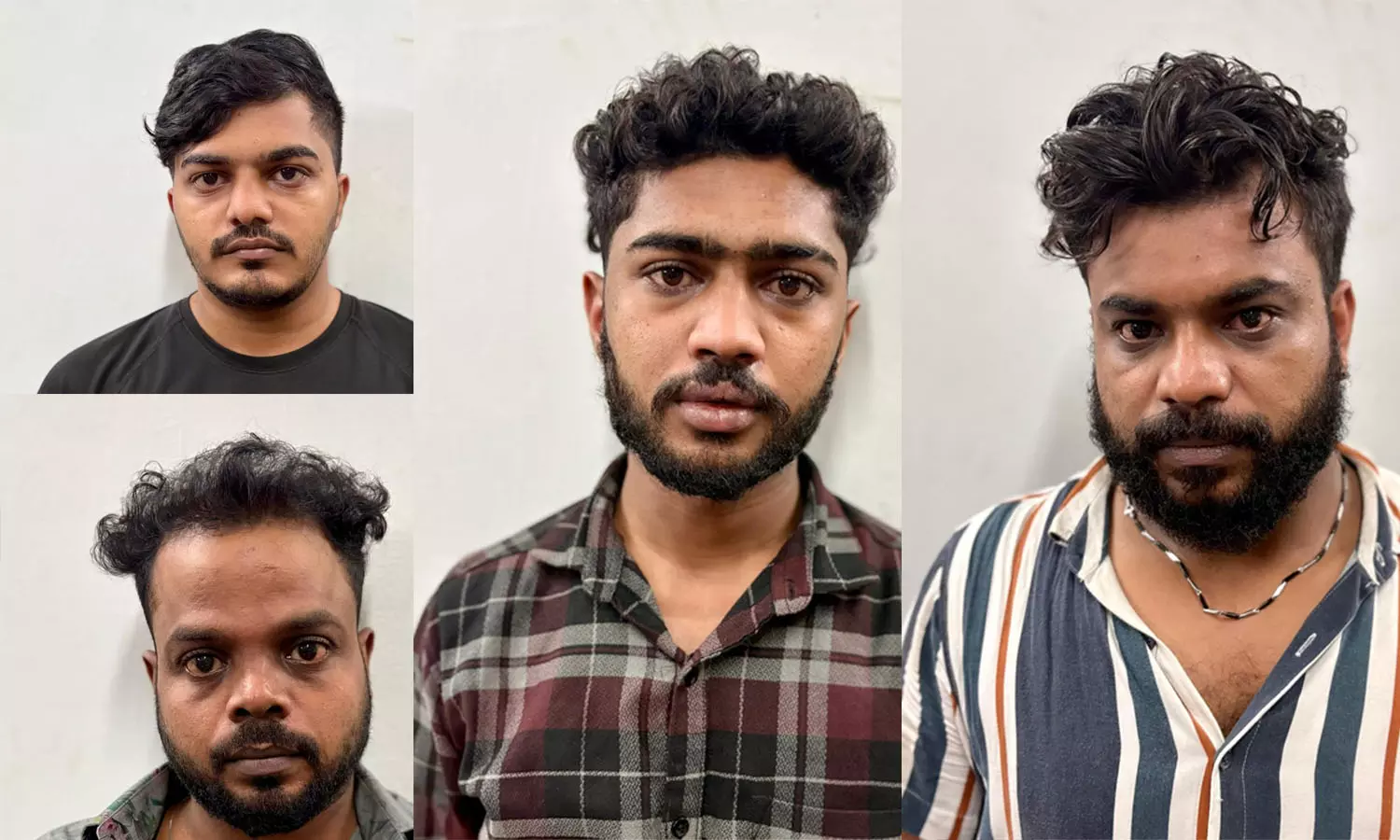 അന്തർസംസ്ഥാന ലഹരി സംഘത്തിലെ നാലുപേർ പിടിയിൽ അന്തർസംസ്ഥാന ലഹരി സംഘത്തിലെ നാലുപേർ പിടിയിൽ