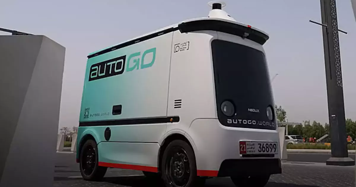 Abu Dhabi issues first driverless delivery vehicle license plate