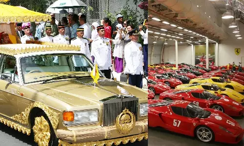 അംബാനിയേക്കാൾ സമ്പന്നനല്ല, കയ്യിലുള്ളത് 600 റോൾസ് റോയ്‌സും 25 ഫെരാരികളുമുൾപ്പെടെ 7000 കാറുകൾ; ആഡംബര കാറുകളുടെ സുൽത്താനെ അറിയാം