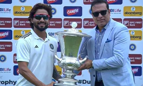 ദുലീപ് ട്രോഫി : സൗത്ത് സോണിനെ വീഴ്ത്തി സെൻട്രൽ സോൺ ജേതാക്കൾ