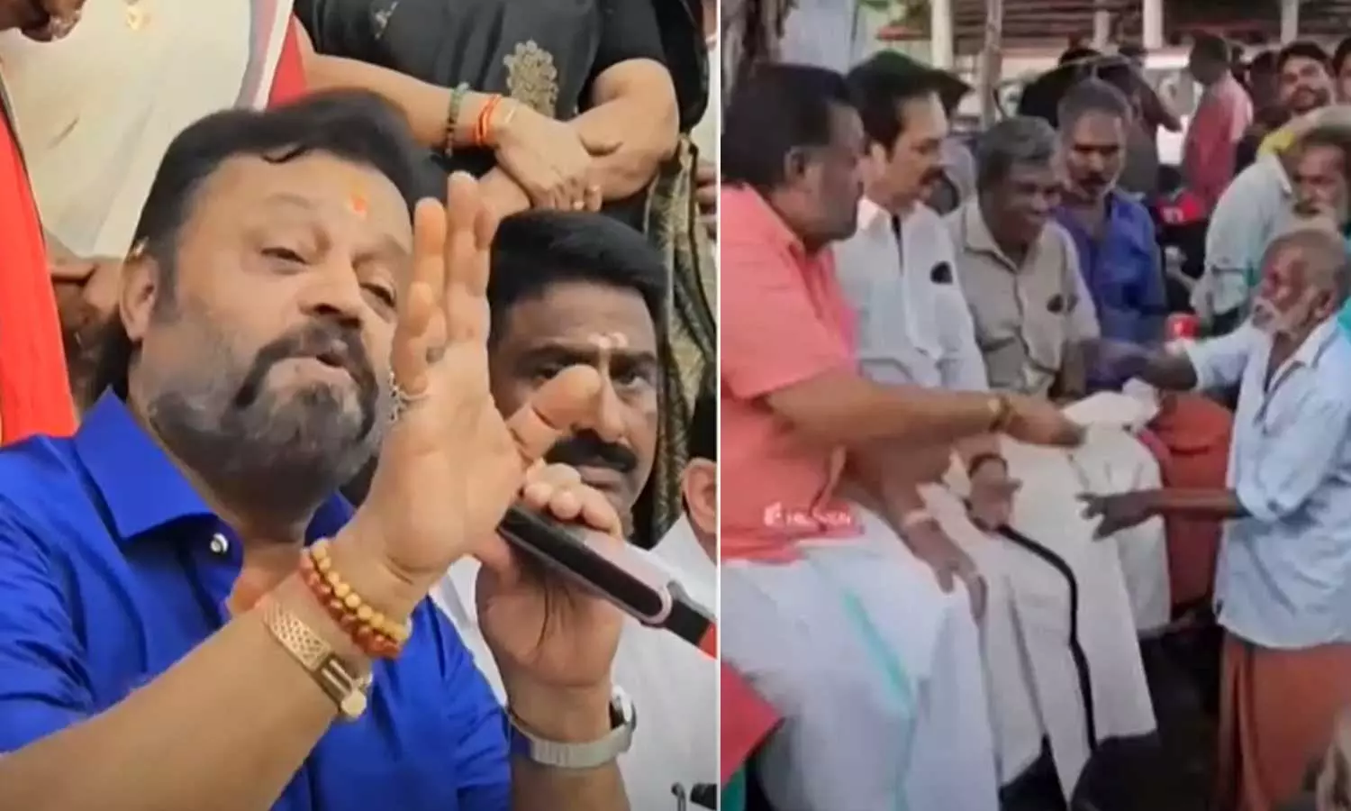 ഇനിയും ഇതുപോലെ വേലായുധൻ ചേട്ടന്മാരെ അങ്ങോട്ടയക്കും, പാർട്ടി തയ്യാറെടുത്ത്   ഇരുന്നോളൂ; നിവേദനം സ്വീകരിക്കാത്തത്തില്‍ ന്യായീകരണവുമായി സുരേഷ് ഗോപി