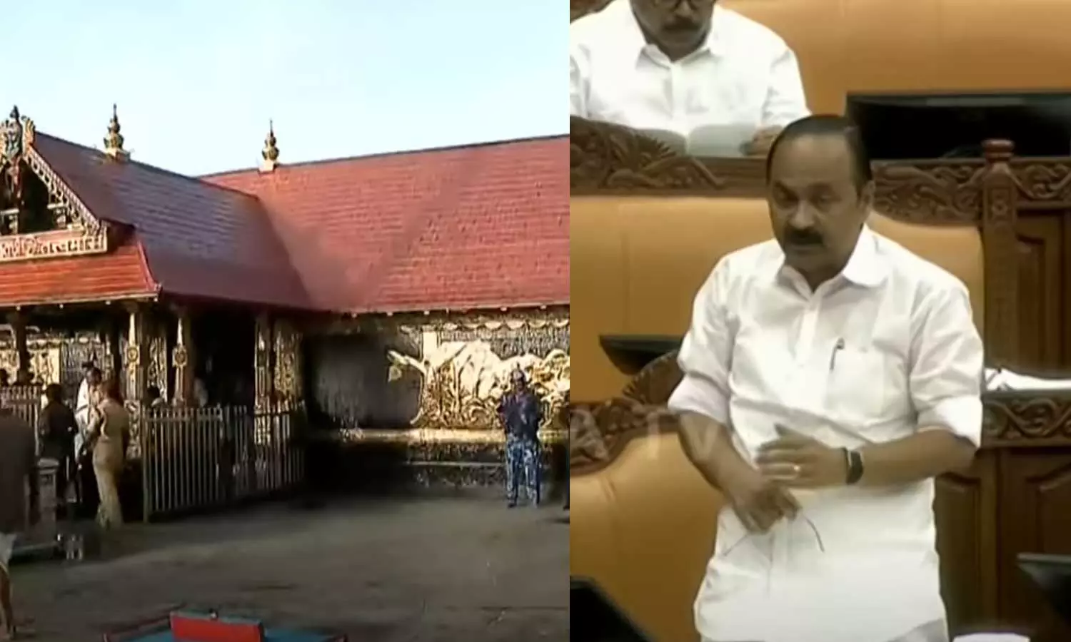 ശബരിമലയിലെ സ്വർണപ്പാളി വിവാദം:പ്രതിപക്ഷത്തിന്‍റെ  അടിയന്തര പ്രമേയത്തിന് അനുമതിയില്ല,കോടതിയുടെ പരിഗണനയിലെന്ന് സർക്കാർ