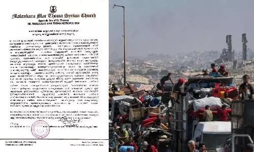 Mar Thoma Syrian Church against Gaza genocide