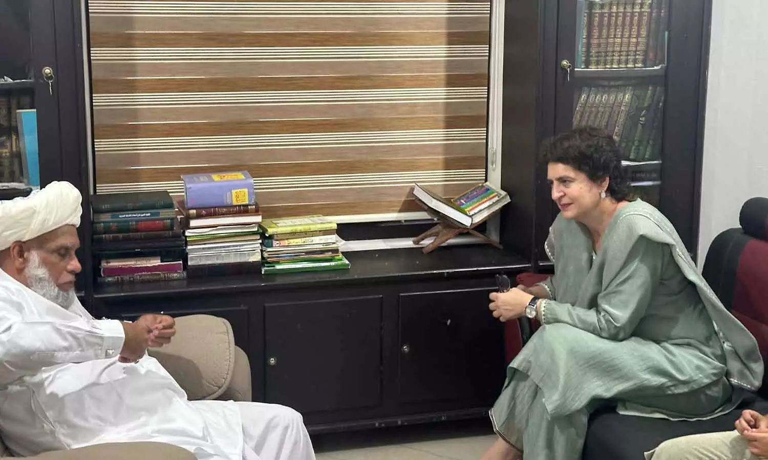 Priyanka Gandhi Visits Jifri Thangal