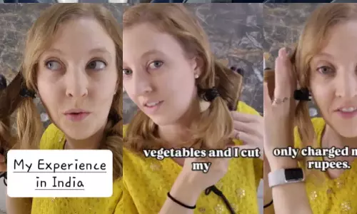 തള്ളവിരല്‍ മുറിഞ്ഞപ്പോള്‍ ചെലവായത് വെറും  50 രൂപ, അമേരിക്കയിലായിരുന്നെങ്കില്‍ 1.76 ലക്ഷം രൂപയാകുമായിരുന്നു; ഇന്ത്യൻ ആരോഗ്യ രംഗത്തെ പ്രശംസിച്ച് യുഎസ് വനിത- വിഡിയോ