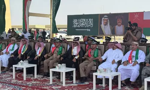 ഒമാന്‍-സൗദി അതിര്‍ത്തിയില്‍ സൗദി ​ദേശീയ ദിനം ആഘോഷിച്ചു