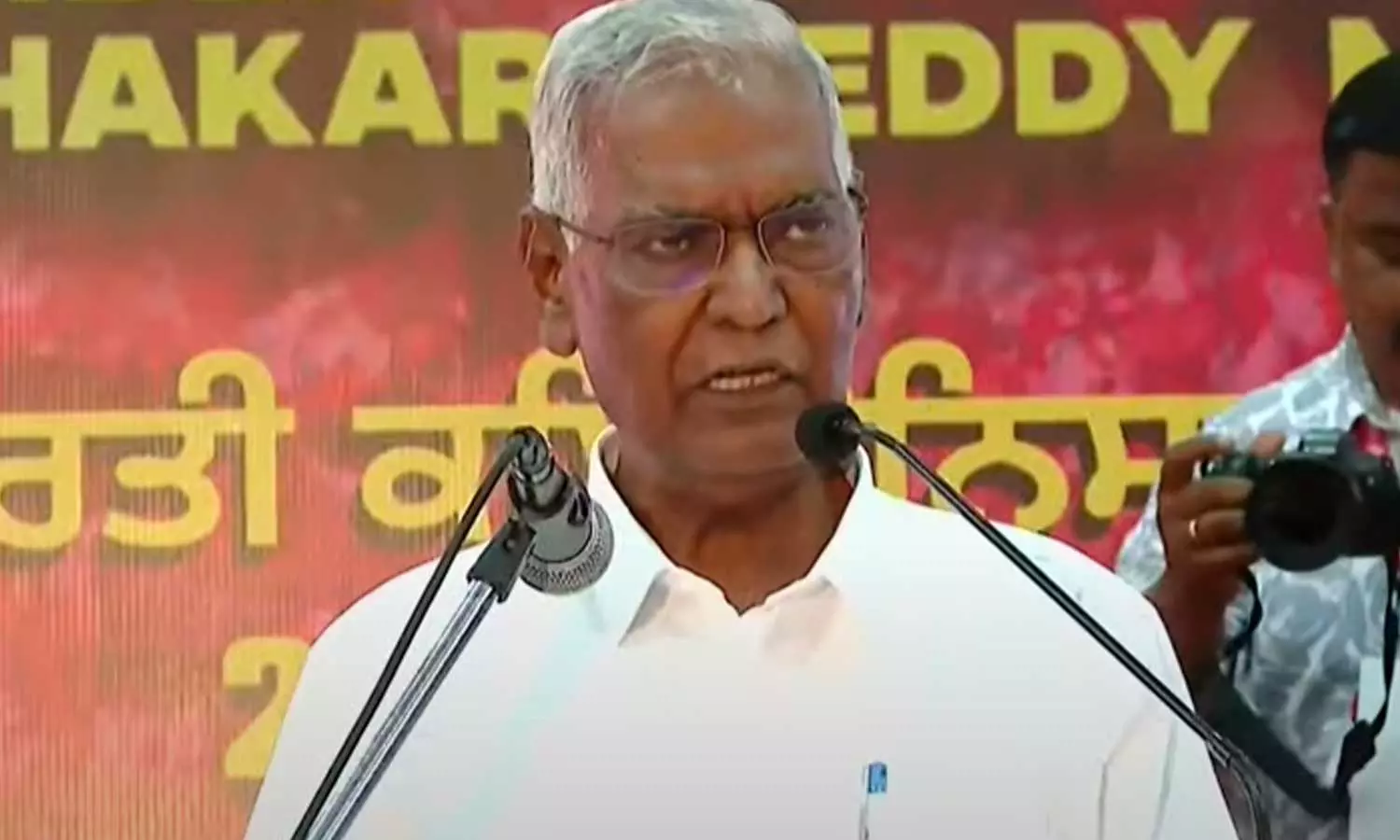 പ്രായപരിധിയിൽ ഇളവ്;  ഡി.രാജ സിപിഐ ജനറൽ സെക്രട്ടറിയായി തുടരും