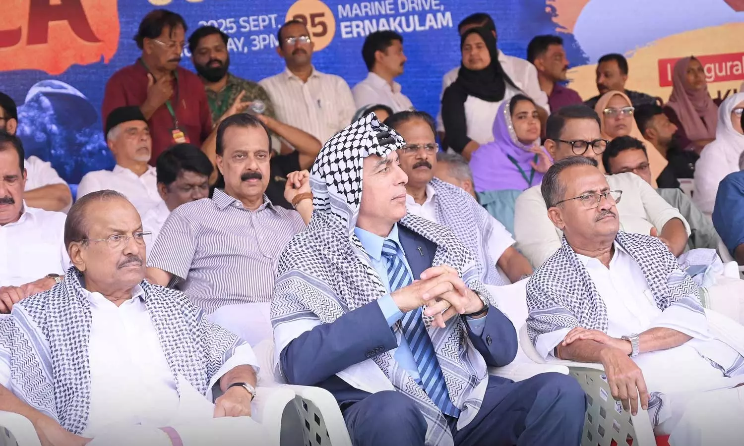 ഫലസ്തീൻ അറബികളുടേതാണെന്ന് ഇന്ത്യ അംഗീകരിച്ചതാണ്, ഇന്ന് രാജ്യം ഭരിക്കുന്നവർ അത് മറക്കുന്നു; ഗസ്സ വംശഹത്യക്കെതിരെ മുസ്‌ലിം ലീഗ് ഐക്യദാർഢ്യ സമ്മേളനം