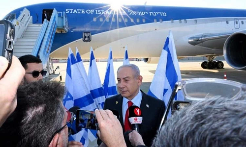 അറസ്റ്റ് ഭീതി: റൂട്ട് മാറ്റി നെതന്യാഹു, അമേരിക്കയിലേക്ക് പറന്നത് യൂറോപ്യൻ വ്യോമാതിർത്തി ഒഴിവാക്കി