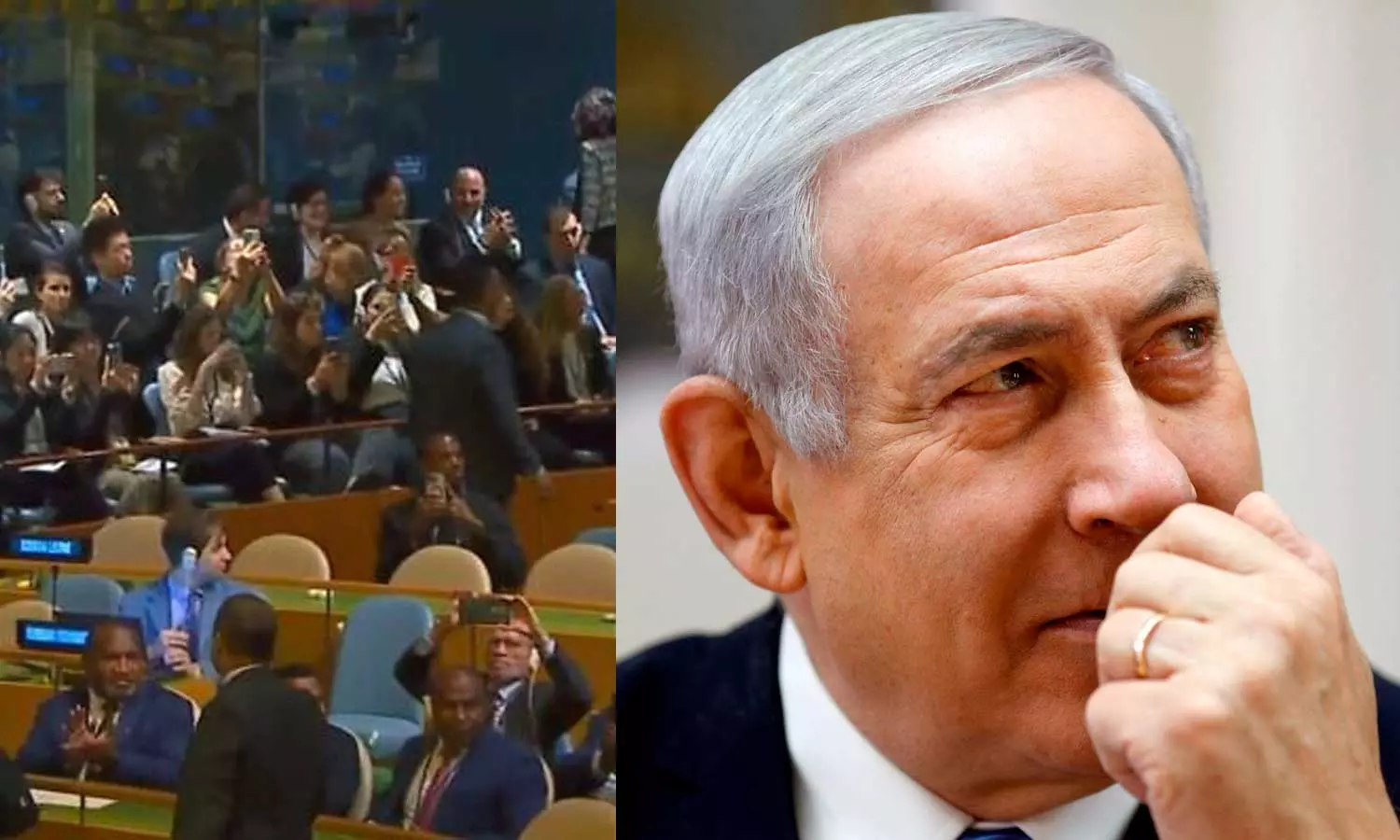 നെതന്യാഹുവിന് യുഎന്നില്‍ കൂക്കിവിളി;  പ്രസംഗം ബഹിഷ്കരിച്ച് പ്രതിനിധികള്‍   ഇറങ്ങിപ്പോയി